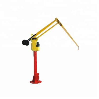 China Jib Crane Small 1 Ton Portable Jib Lift Hydraulic Crane for sale