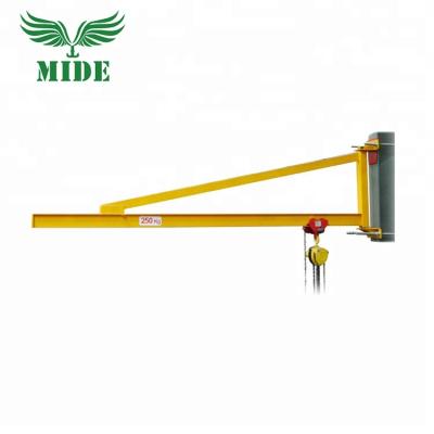 China Rotating Jib Crane With Electric Hoist Price of Jib Crane Good Quality Wall Mounted for sale