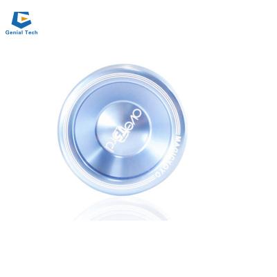 China Aluminum alloy yo-yo team ball magic round shape yo-yo wholesale cheap ball logo flashing custom yo-yo for sale