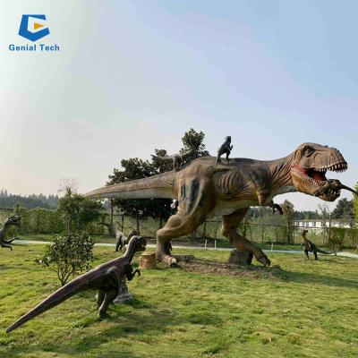 China Dinopark Full Size Animatronic Dinosaur T-Rex Jurassic Dinosaur 15M Long for sale