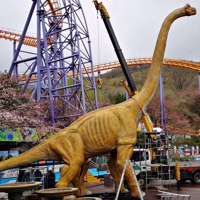 China Dinopark dinosaur park brachiosaurus animatronic dinosaur with long neck for sale