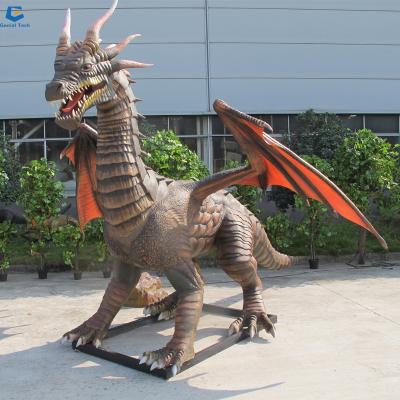 China High Quality Dragon Model Animatronic Venue Outdoor or Indoor Theme Park Decorations AD-02 for sale