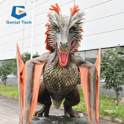 China Outdoor or Indoor Venue High Quality Realistic Animal Dragon 3D Model for sale