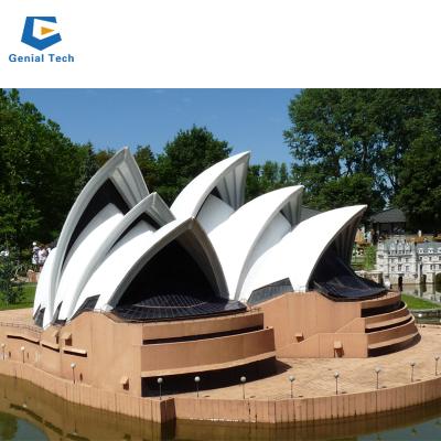 China Waterproof 3D Miniature Models Mini World Park Sydney Opera House Landscape For Exhibition for sale