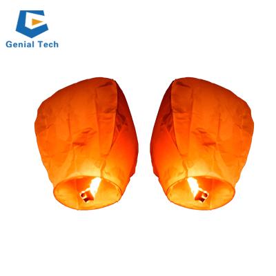 China China JN-DL-SL25 Sky Flying Fireproof Paper Lantern for sale