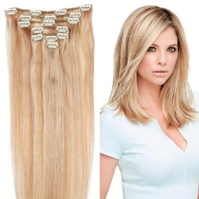 China High Quality 100% Curly Loop Hair Lace Clip In Extensions One Piece Factory Direct Sales Clip In Hair Breadth Hair Extensions for sale