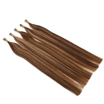 China Factory Wholesale 100% Clean 100% Human Hair Wigs I Tip Hair Extensions for sale