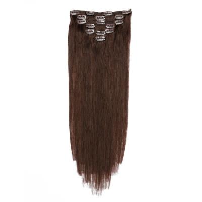 China Wholesale Silky Straight 100% Brazilian Ins Human Invisible Seamless Clip In Remy Hair Clip In Hair Extension Hair for sale