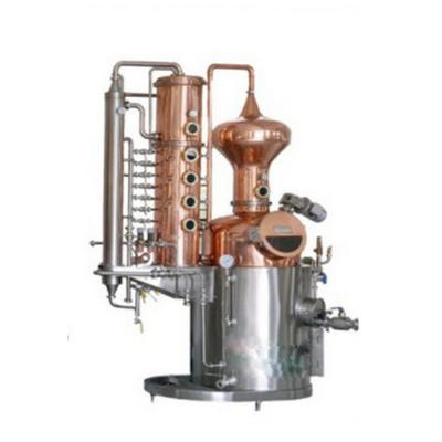 China Destilador de álcool de aço inoxidável 304/cobre para equipamento de destilação de vodka à venda