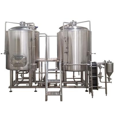 China Equipo de elaboración de cerveza comercial de acero inoxidable GSTA 600L en venta