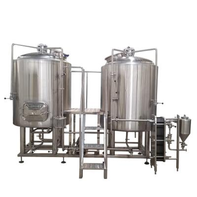 China Sistema de controlo semiautomático de fabricação de cerveja com equipamento de fabricação de cerveja artesanal GSTA 1000L à venda