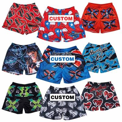 China Casual Elastic Style Mesh Men Logo Shorts Sports Shorts Sublimation Print Basketball Fashion Custom Made High Quality QUICK DRY Polyester for sale