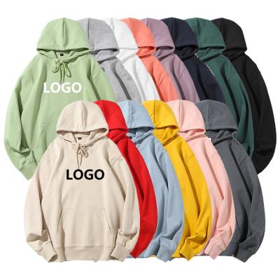 China Wholesale Custom Cotton Mens Basics Blank Solid Plus Size Anti-wrinkle Anti-wrinkle Designer Hoodies Sweatshirts for sale