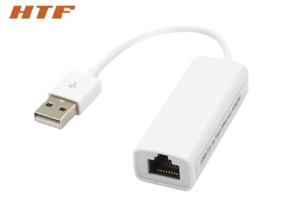 China 2,0 placa de rede 10/100M de USB ao adaptador externo dos ethernet do Lan RJ45 para Apple Mac Win7 à venda