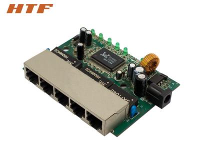 China Hafen-Ethernet-Lastschalter Soems 5 mit Fremdquelle-Stromadapter DC zu verkaufen