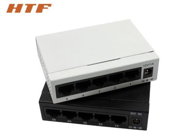 China Puerto Unmanaged del interruptor 5 de Gigabit Ethernet, mesa de la caja de interruptor de red 1Gbps en venta