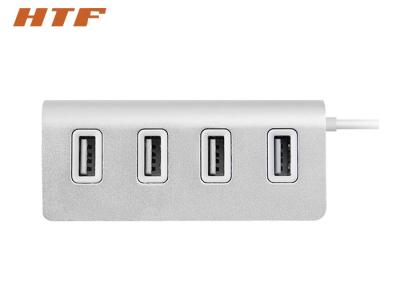 Chine Hub portatif 2,0, hub d'USB d'alliage d'aluminium d'USB actionné par port de la grande vitesse 4 pour le remplissage à vendre