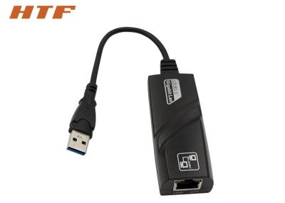 Cina Carta nera USB 3,0 di lan dell'adattatore di gigabit di USB ad Ethernet 10/100/1000Mbps in vendita