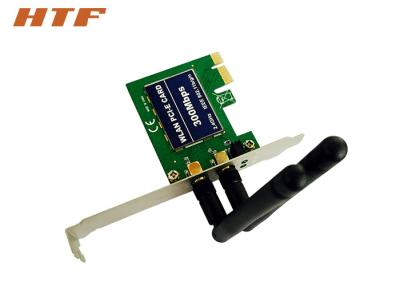 China Desktop PCIE/Draadloze het Netwerkkaart 802.11N 300M van PCI Express Afneembare Buit in Antenne Te koop