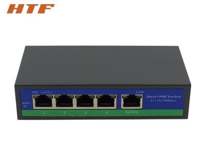 China POE 4 Port Ethernet Switch 10/100Mbps With One 100Mbps RJ45 UP LINK Port for sale