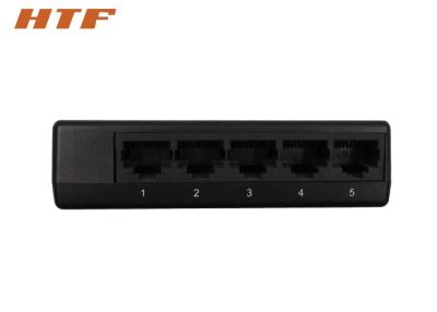 China Popular Network Ethernet Switch 5 RJ45 Port , Industrial Grade Portable Lan Switch Box for sale