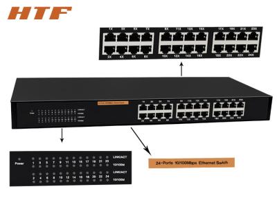 Κίνα Υψηλή ταχύτητα 19» μικρό CE της FCC RoHs Rackmount διακοπτών Ethernet δικτύων 24 λιμένων προς πώληση