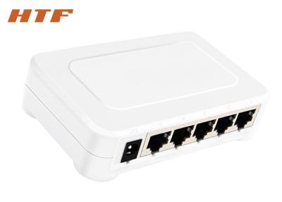 China Plastic Case 5 Port Gigabit Ethernet Switch , 1000Mbps Multi Port Ethernet Switch for sale