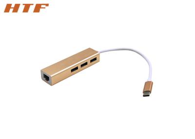 Cina convertitore di Ethernet dell'adattatore RJ45 di gigabit di USB del hub di USB 3,0 del porto 1000Mbps 3 per il nuovo Macbook Air in vendita