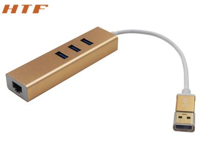 Chine Adaptateur de gigabit d'USB de hub d'USB 3,0 au port USB3.0 de la carte réseau 3 de LAN RJ45 à vendre