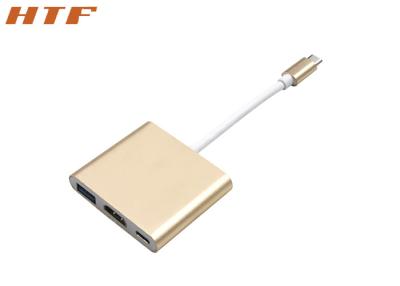 China Voor de Draagbare USB Hub Gebruiksklaar USB 3,1 Type C van Mac Book aan USB-c 4K HDMI Te koop