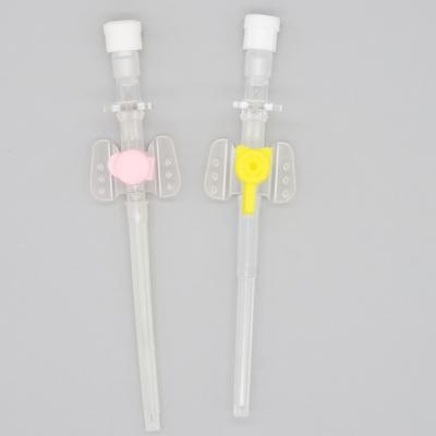 China Hospital Instrument IV Cannula With Port And Wings All Sizes 14G 16g 20g 18g 24G IV for sale