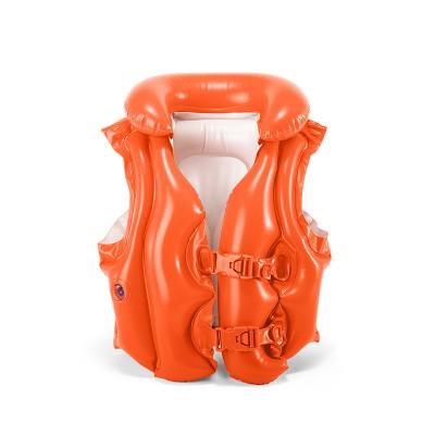 China 3 Chambers INTEX 58671Deluxe Inflatable Swim Vest Pool Vest Jacket For Kids for sale