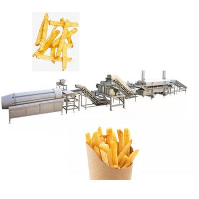 China Automatic Potato Chips Making Machine Vegetable Processing Plant French Fries Cutter French Fries Production Machine for sale