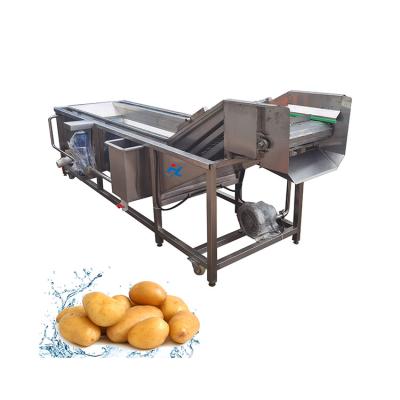 China Fruit Vegetable Seal Washing Machine Snack Factory Vortex Bubbles For Restaurant for sale