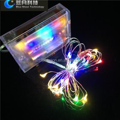 China Walmart Supplier Wholesale Color Changing Battery Operated Christmas Led String Lights BM-CSBN-20MUL for sale