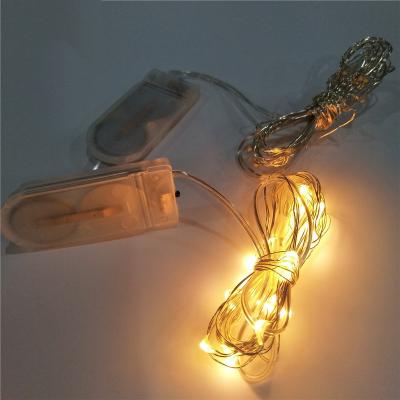 China CR2032 Party Copper Wire Battery Operated Led String Fairy Lights for sale