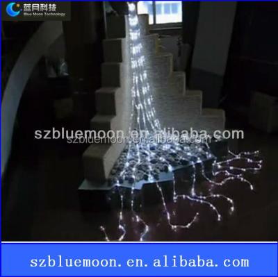 China Party/Christmas Waterfall Vine Tree Light Led Silver Wire String Light For Christmas for sale