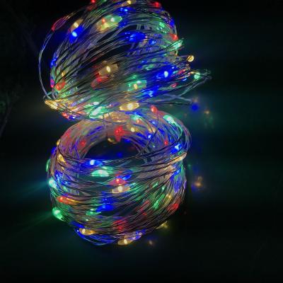 China Outdoor Christmas Decoration 10m 20M 30M ADAPTER POWERED COPPER WIRE LED STRING LIGHT for sale