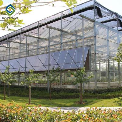 China Strong Structure Large Glass Greenhouse , Venlo Glass Greenhouse Single Layer for sale