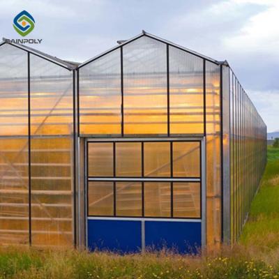 China 3.0m 6.0m de Serre UVbescherming van het Polycarbonaataluminium Te koop