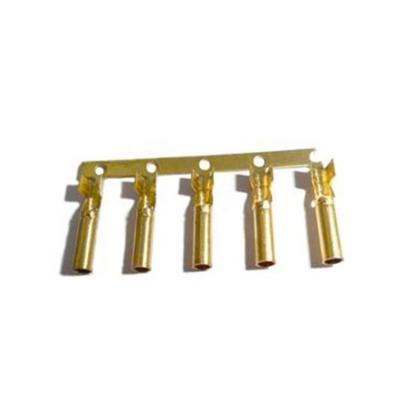 China OEM Industrial Copper Brass Wire Car Crimping Male And Female Pin Terminal Connectors for sale