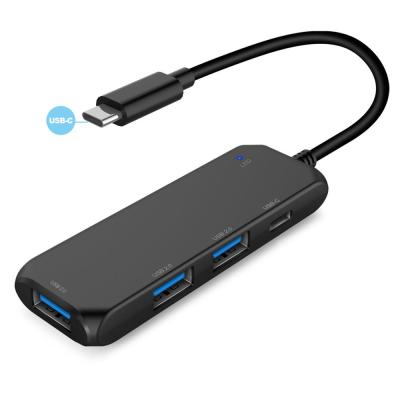 China Aluminum Alloy USB C HUB 7 IN 1 4K H3*USB3.0 TF Charger SD Card 1PD for Macbook and Type C Devices for sale