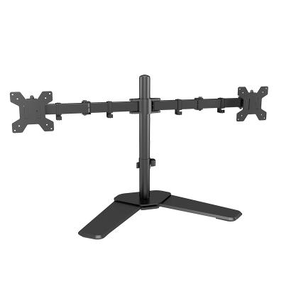 China Ergonomic Dual Height Arm Steel Laptop Arm Adjustable Cold Rolled Aluminum Stand and LCD Monitor for LCD and Laptop for sale