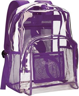 China Waterproof Wholesale Customized Multi-Function Transparent Clear Backpack Waterproof for sale