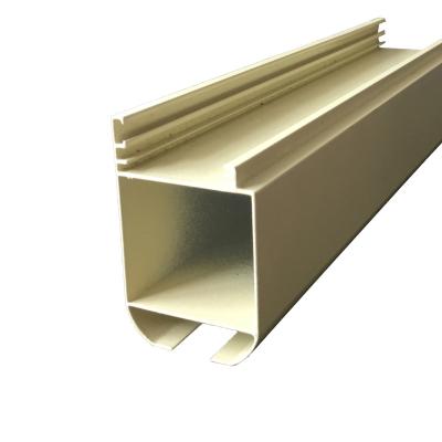 China door & Aluminum Window Powder Cream Color Sliding Window Cladding Profile For Nigeria Market for sale