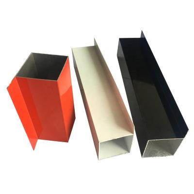 China 6063 Industrial Iraq Market Grand Powder Coating Hollow Aluminum Material For Cabinet for sale