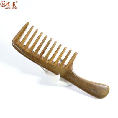 China Wooden Wide Comb Chinese Made Different Designs Detangling Combs , Big Size Wooden Wide Tooth Comb With Custom Logo Printed for sale