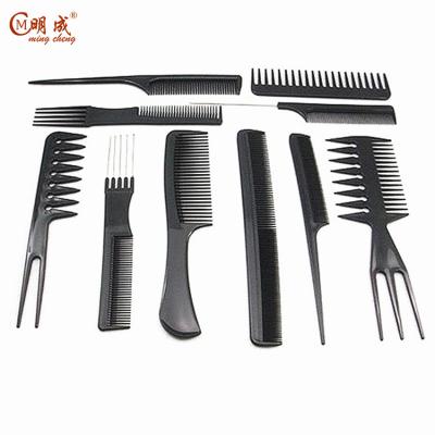 China Beauty or Styling Hair in Salon Tingyi Professional High Quality PP Plastic Salon Barber Comb Set for sale