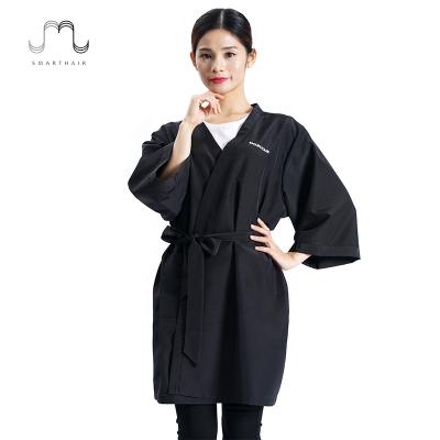 China Water Repellent Hair Dressing Hairdressers Salon Kimono Robes For Clients for sale