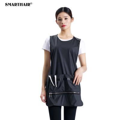 China Barber Capes And Beauty Salon Waterproof Smocks Jackets Wholesale Barber Cape Trim Leather Cut Resist Mesh Barber Vest Apron for sale